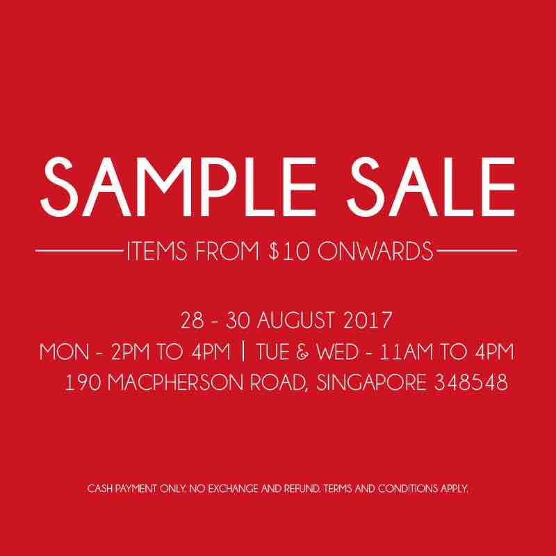 Royal Sporting House Sample Sale $10 Onwards Promotion 28-30 Aug 2017 | Why Not Deals