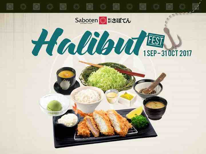 Saboten is having a Halibut Fest from 1 Sep - 31 Oct 2017 | Why Not Deals
