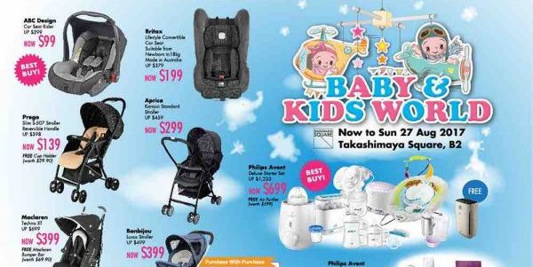 Takashimaya Singapore Baby & Kids World Promotion 16-27 Aug 2017