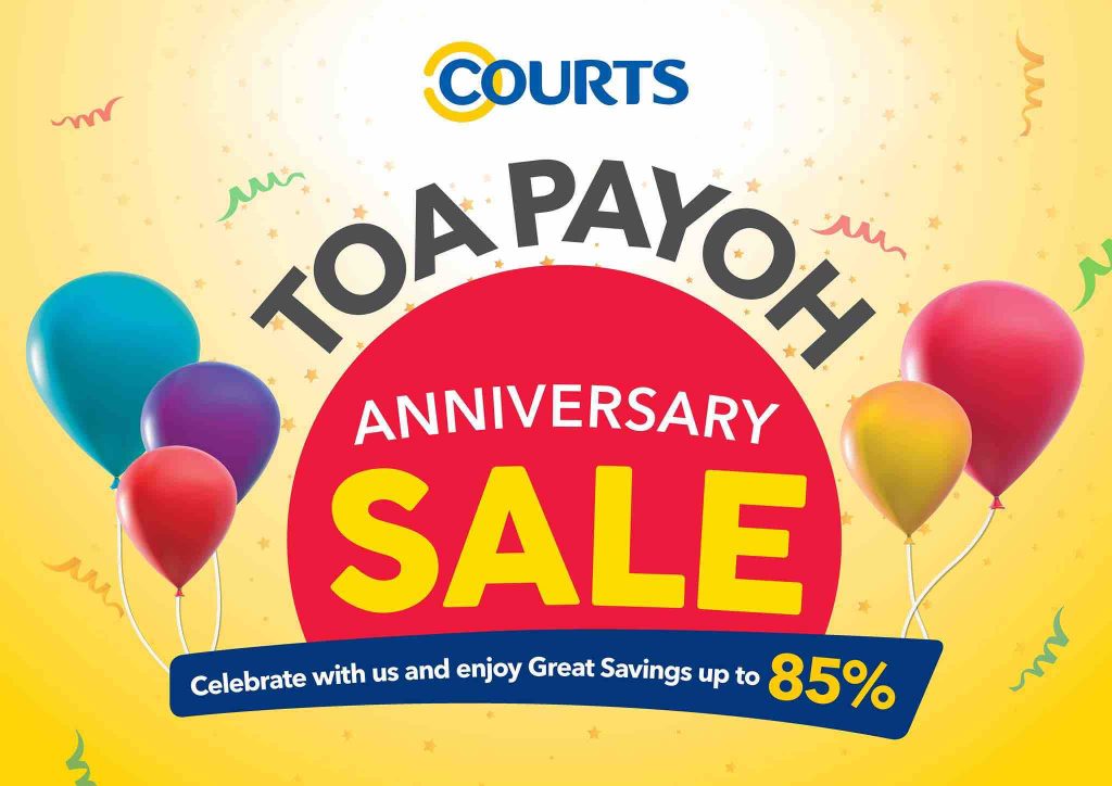 COURTS Toa Payoh Anniversary Sale Up to 85% Off Promotion 10 Sep 2017 | Why Not Deals