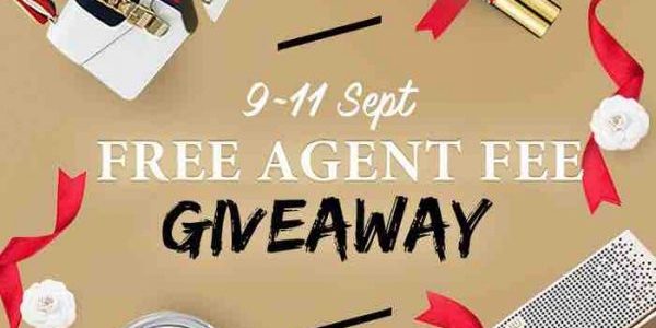 ezbuy Singapore Free Agent Fee Giveaway from 9-11 Sep 2017