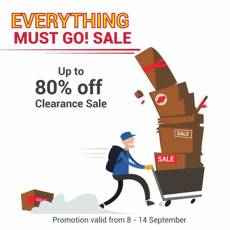 Hachi Tech Warehouse Clearance Sale 80% Off Promotion 12-14 Sep 2017 | Why Not Deals