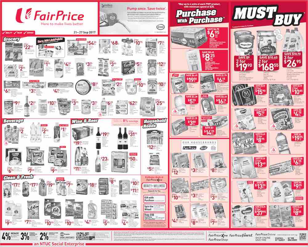 NTUC FairPrice Singapore Your Weekly Saver Promotion 21-27 Sep 2017 | Why Not Deals 1