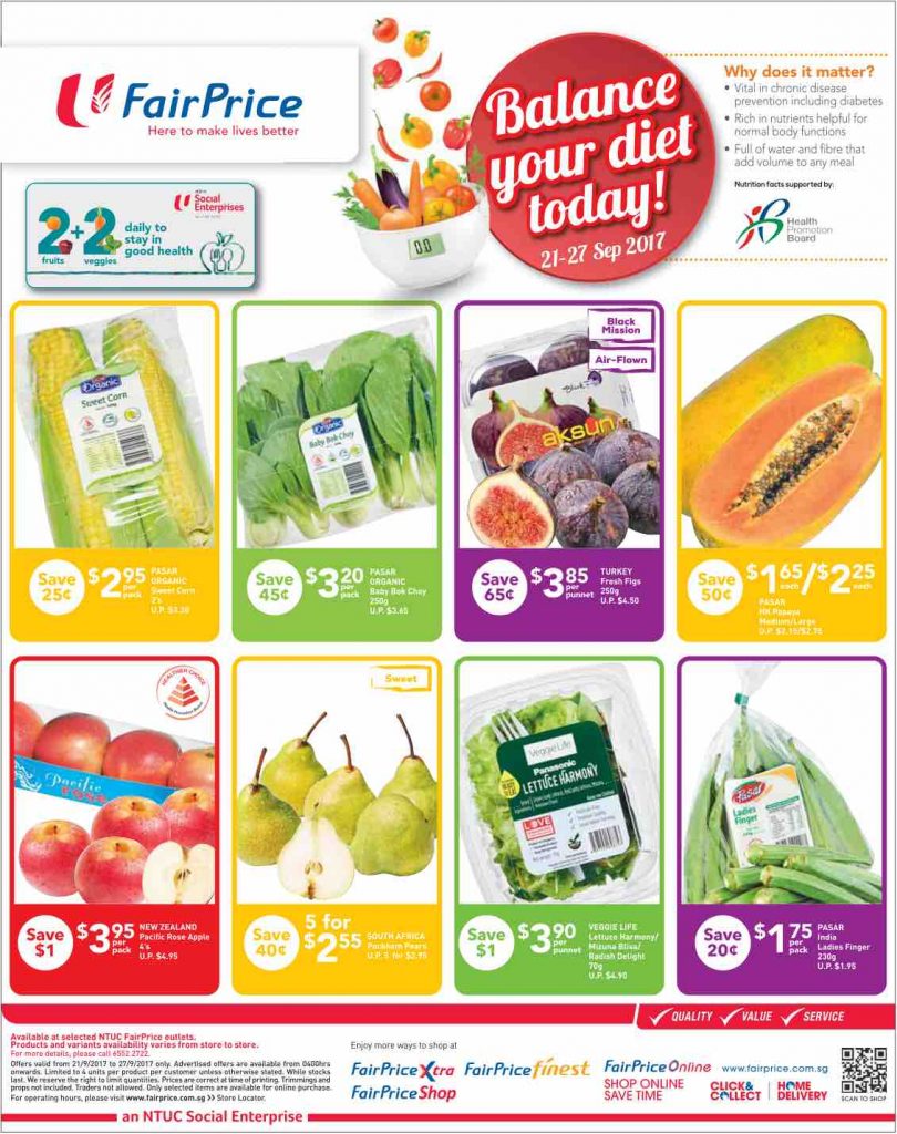 NTUC FairPrice Singapore Your Weekly Saver Promotion 21-27 Sep 2017 | Why Not Deals 4
