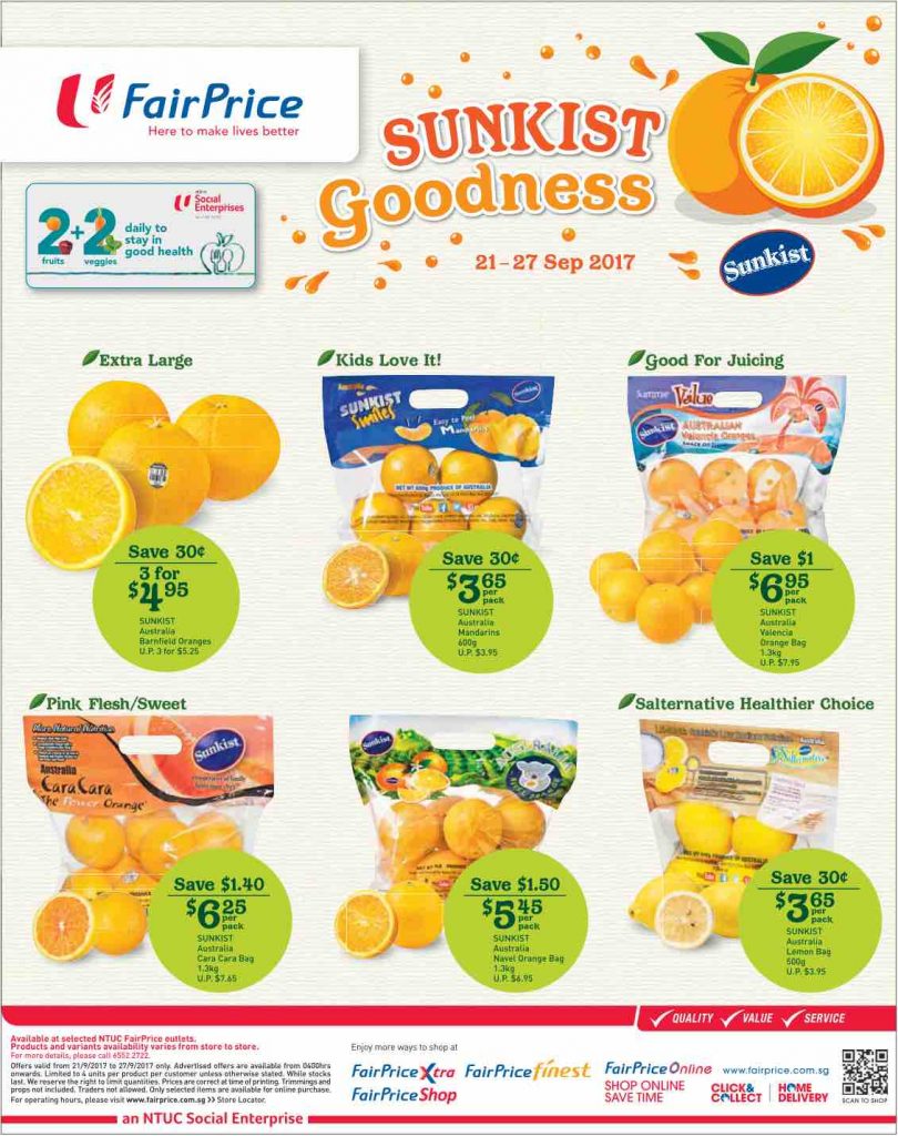 NTUC FairPrice Singapore Your Weekly Saver Promotion 21-27 Sep 2017 | Why Not Deals 5