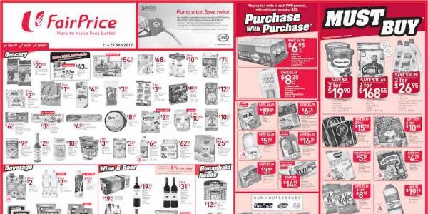 NTUC FairPrice Singapore Your Weekly Saver Promotion 21-27 Sep 2017