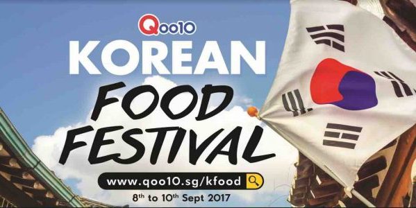 Qoo10 Singapore 3-days Korean Food Festival from 8-10 Sep 2017