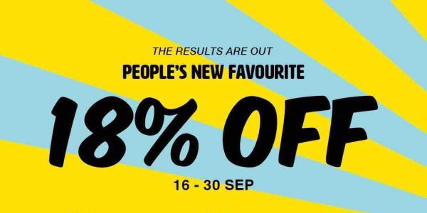 Saveur Singapore People’s New Favourite 18% Off Promotion 16-30 Sep 2017