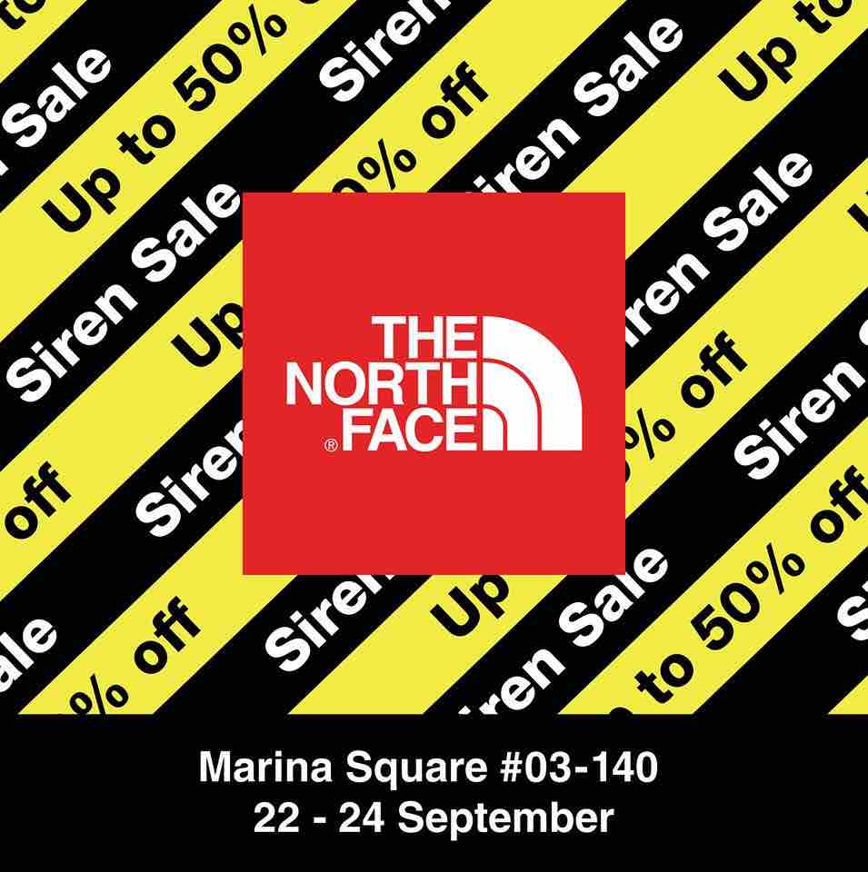 The North Face Singapore Siren Sale Up to 50% Off Promotion 22-24 Sep 2017 | Why Not Deals
