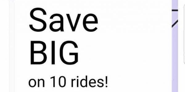 Uber $4 Off 10 uberX & uberPOOL FOURLESS Promo Code 18-21 Sep 2017