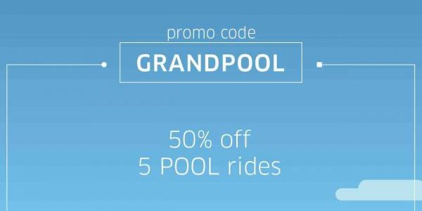 Uber Singapore Race Week Up to 50% Off GRANDPOOL Promo Code 14-17 Sep 2017
