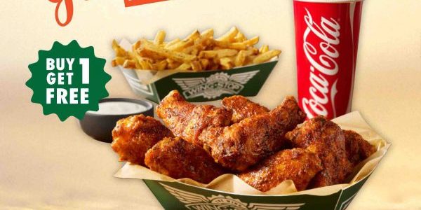 Wingstop Singapore Buy 1 Get 1 FREE Promotion 9-17 Sep 2017