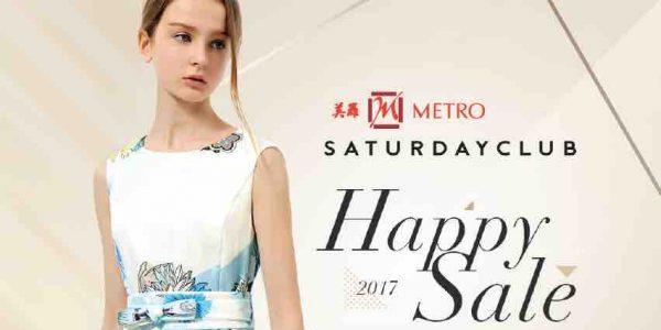 METRO Singapore Saturday Club Happy Sale 50% Off Promotion 16-22 Oct 2017
