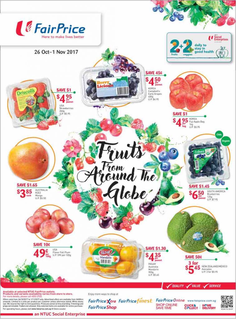 NTUC FairPrice Singapore Your Weekly Saver Promotion 26 Oct - 1 Nov 2017 | Why Not Deals 1