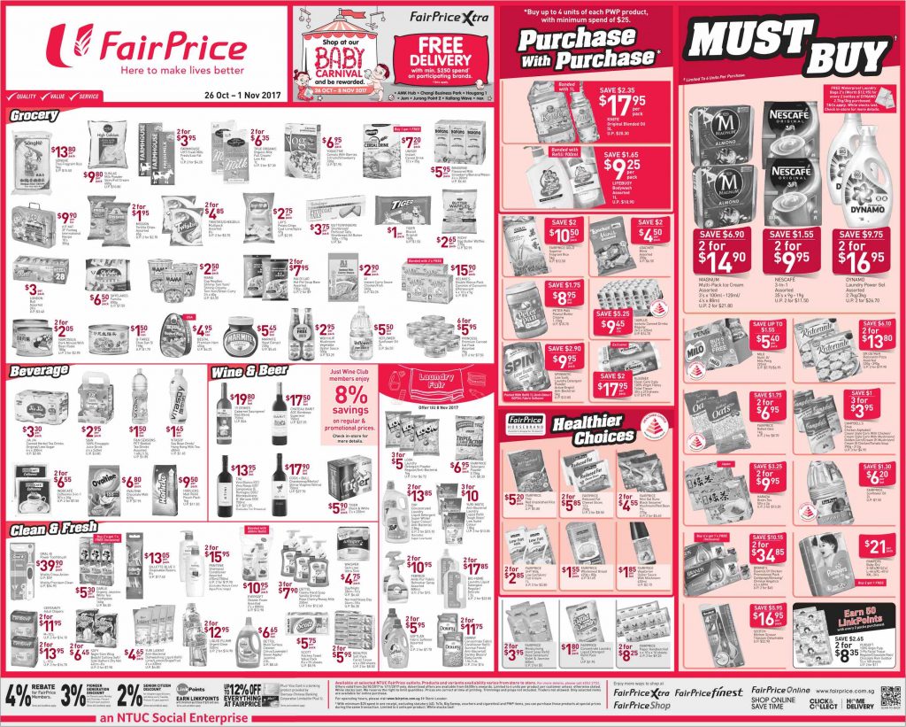 NTUC FairPrice Singapore Your Weekly Saver Promotion 26 Oct - 1 Nov 2017 | Why Not Deals 5