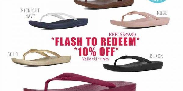 Outdoor Life Singapore Flash to Redeem 10% Off FITFLOP Promotion ends 11 Nov 2017