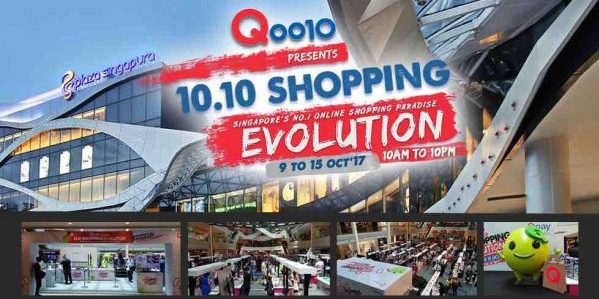 Qoo10 Singapore 10.10 Shopping Evolution at Plaza Singapura 9-15 Oct 2017