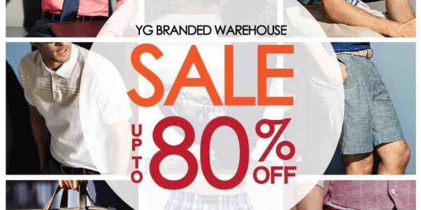 YG Singapore Branded Warehouse Sale Up to 80% Off 13-22 Oct 2017
