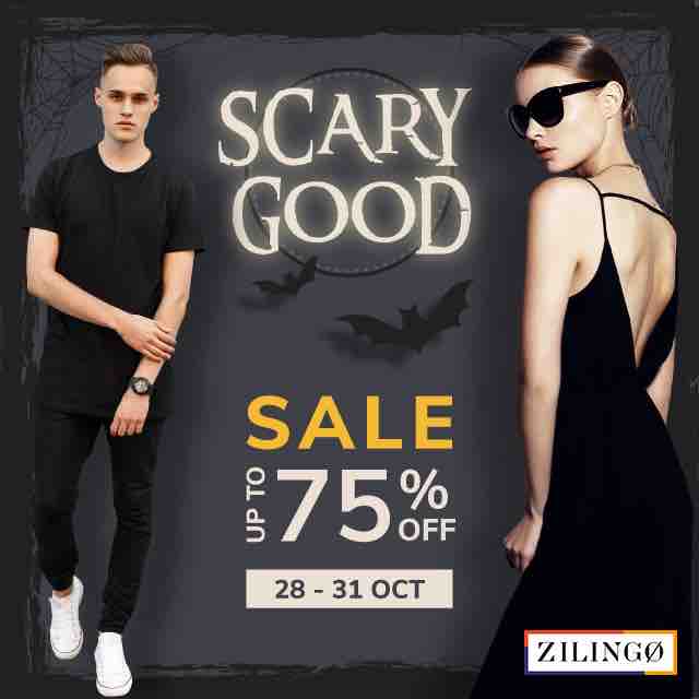 Zilingo Singapore Halloween Up to 75% Off Promotion 27-31 Oct 2017 | Why Not Deals