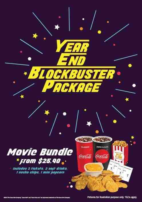Cathay Cineplexes Singapore Year-End Blockbuster Package Promotion 1 Nov - 31 Dec 2017 | Why Not Deals