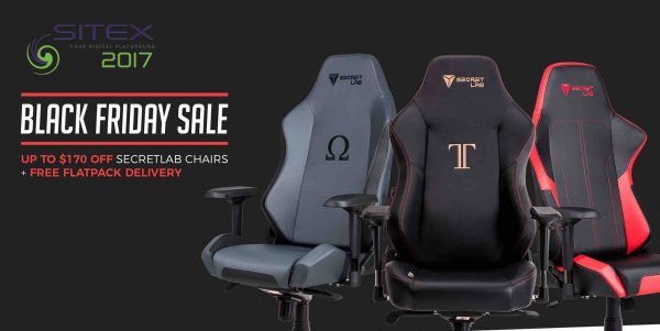 Enjoy $20 off Secretlab TITAN & FREE Delivery with SITEX2017 Promo Code ends 26 Nov 2017