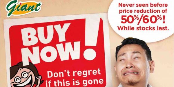 Giant Singapore Black Friday Spot the Sticker & Score 60% Off Promotion While Stocks Last