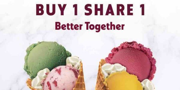 Häagen-Dazs Singapore Buy 1 Share 1 Promotion 2-9 Nov 2017