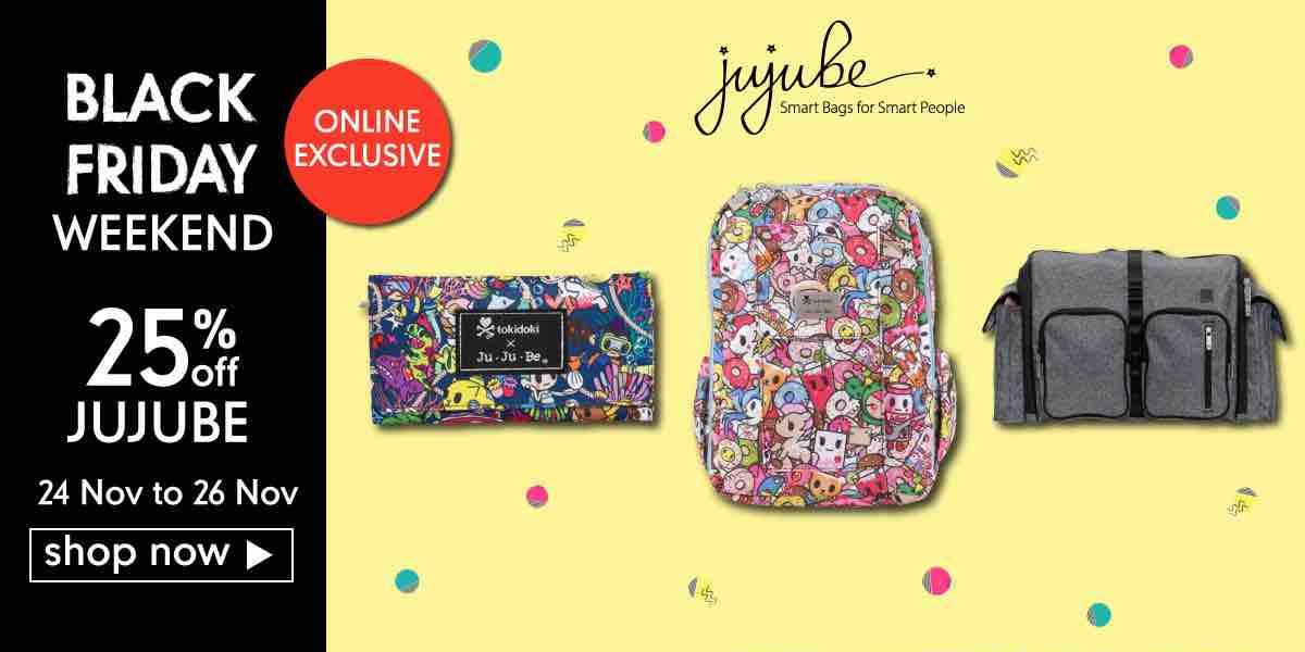 Mothercare Singapore Black Friday Up to 25% Off Jujube Collections 24-27 Nov 2017