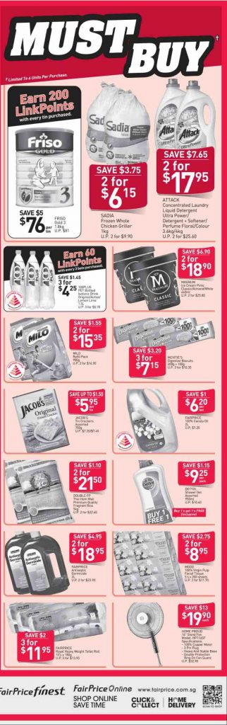 NTUC FairPrice Singapore Your Weekly Saver Promotion 2-8 Nov 2017 | Why Not Deals 4