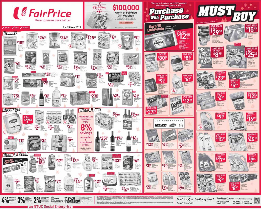 NTUC FairPrice Singapore Your Weekly Saver Promotions 9-15 Nov 2017 | Why Not Deals 5