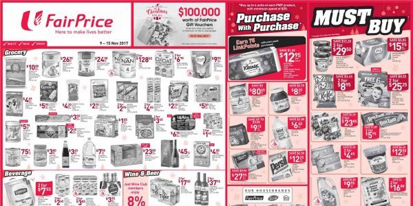 NTUC FairPrice Singapore Your Weekly Saver Promotions 9-15 Nov 2017