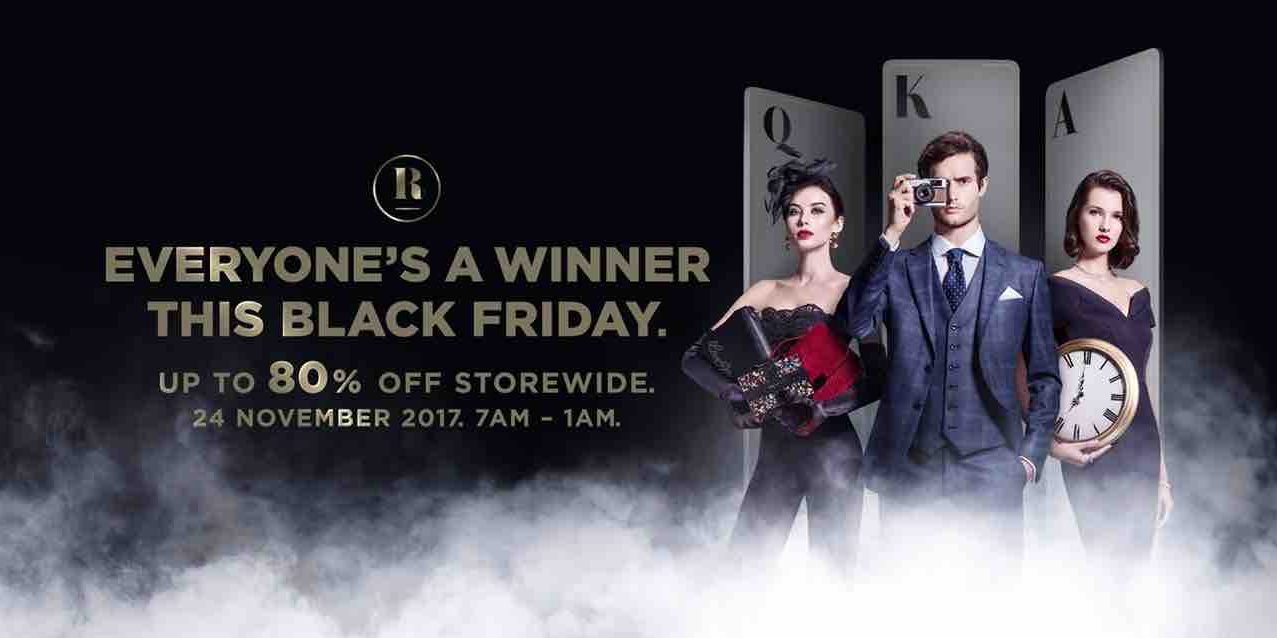 Robinsons Singapore Black Friday Sale Up to 80% Off Promotion 24 Nov 2017