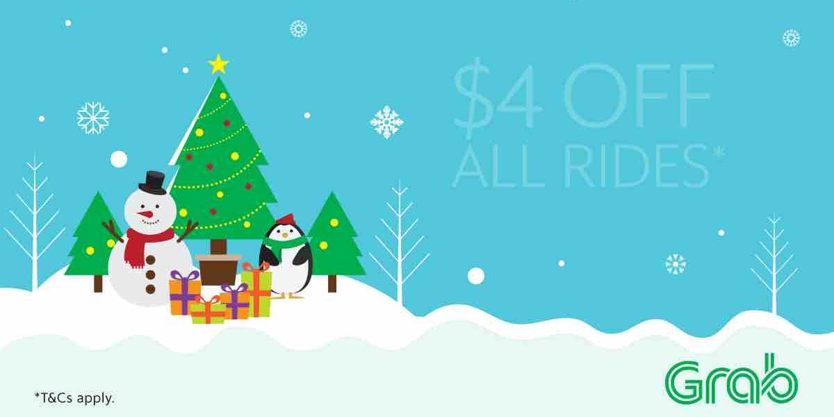Grab Singapore $4 Off Grab Rides with TAKE4 Promo Code 4-10 Dec 2017
