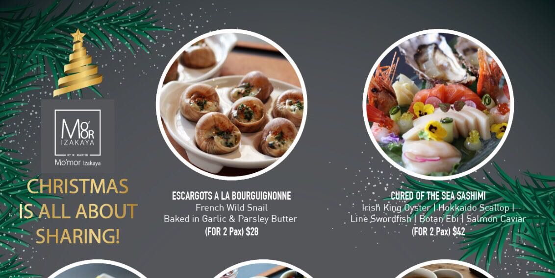 Mo’mor Izakaya Singapore rolled out Christmas Specials Festive Platter for 2