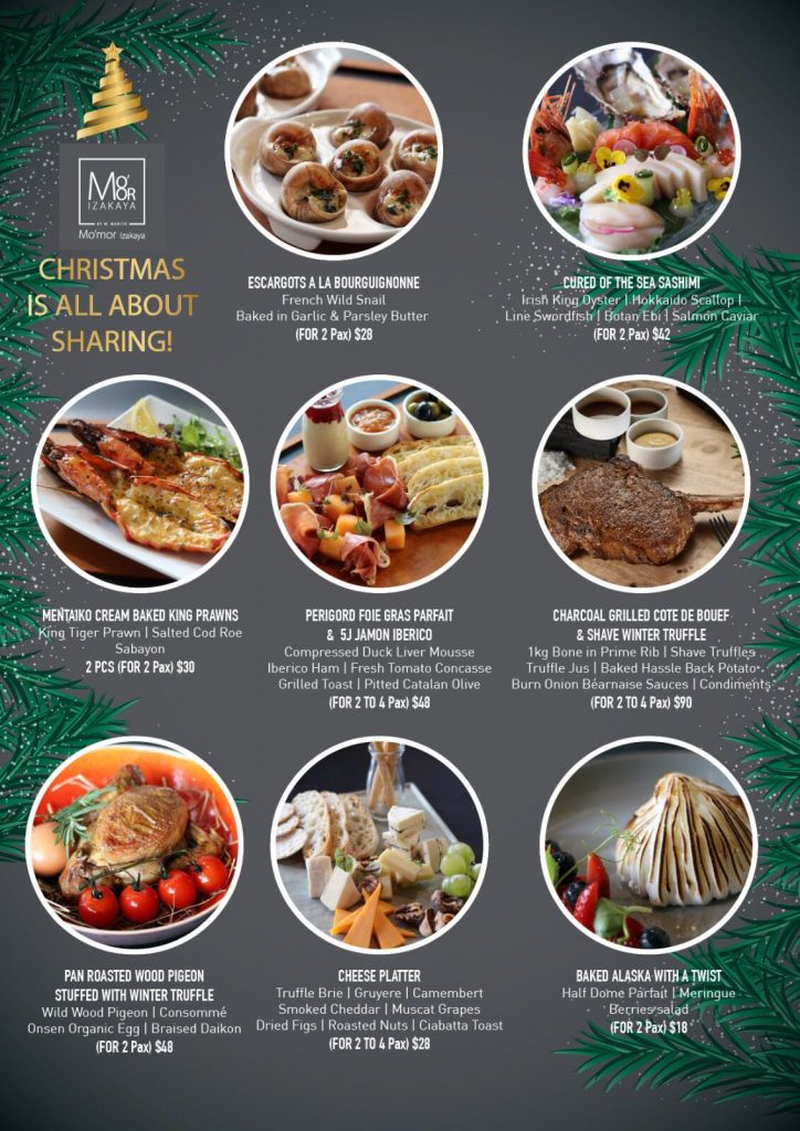 Mo’mor Izakaya Singapore rolled out Christmas Specials Festive Platter for 2 | Why Not Deals