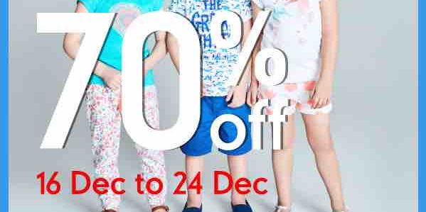 Mothercare Singapore Forum Atrium Fashion and Toy Sale 70% Off Promotion 16-24 Dec 2017