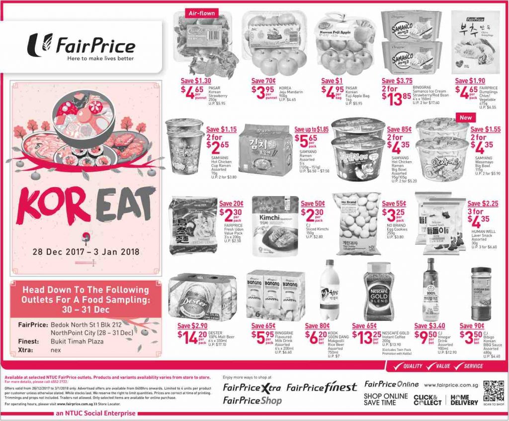 NTUC FairPrice Singapore Your Weekly Saver Promotions 28 Dec 2017 - 3 Jan 2018 | Why Not Deals 4