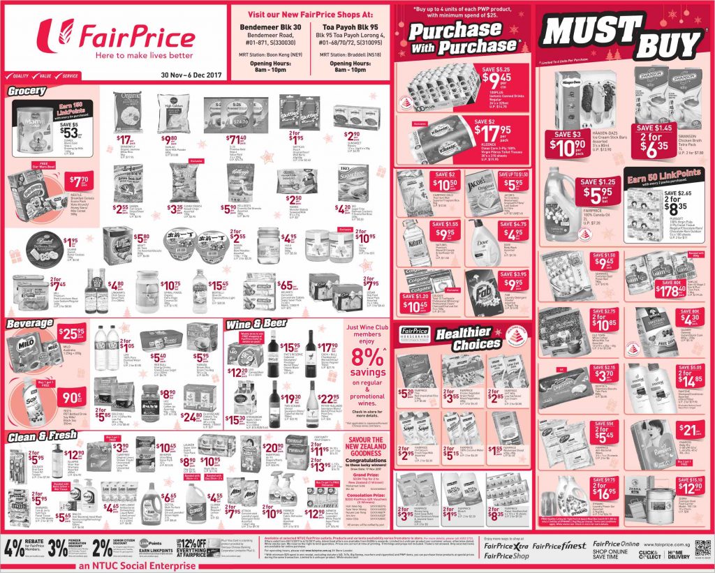 NTUC FairPrice Singapore Your Weekly Saver Promotions 30 Nov - 6 Dec 2017 | Why Not Deals 3