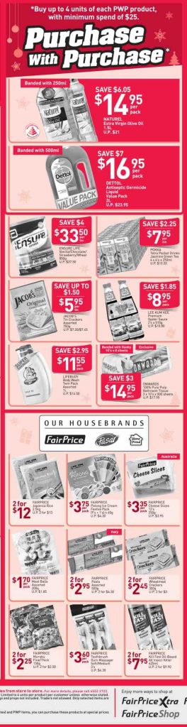 NTUC FairPrice Singapore Your Weekly Savers Promotions 21-27 Dec 2017 | Why Not Deals 4