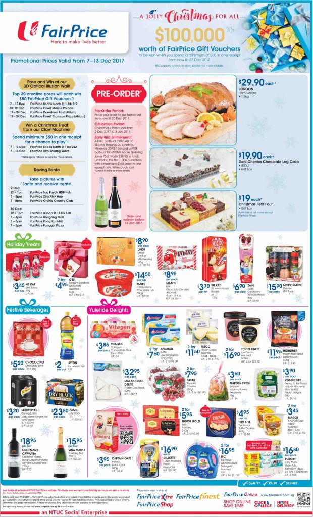 NTUC FairPrice Singapore Your Weekly Savers Promotions 7-13 Dec 2017 | Why Not Deals 1