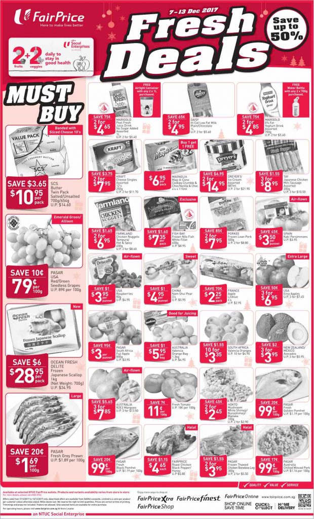 NTUC FairPrice Singapore Your Weekly Savers Promotions 7-13 Dec 2017 | Why Not Deals 5
