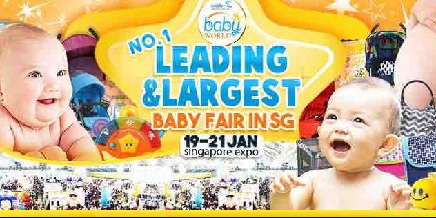 Baby World Singapore No.1 Leading & Largest Baby Fair from 19-21 Jan 2018