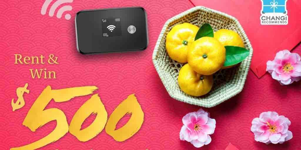 ChangiWiFi Customer Stand to Win $500 Ang Baos this CNY from 22 Jan – 18 Feb 2018