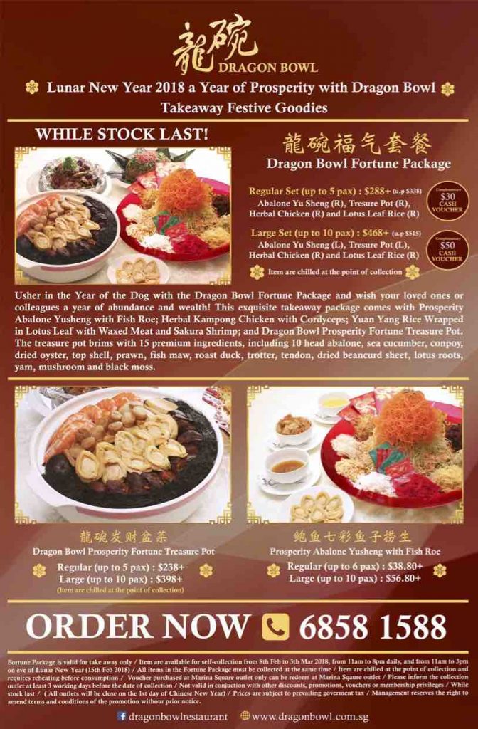 Dragon Bowl Singapore Chinese New Year Value-for-money Fortune Package | Why Not Deals 1
