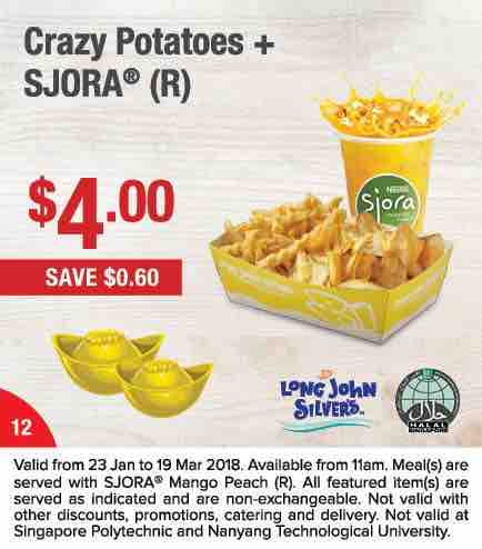 Long John Silver Singapore Flash Coupons to Redeem Promotion 23 Jan - 19 Mar 2018 | Why Not Deals 1