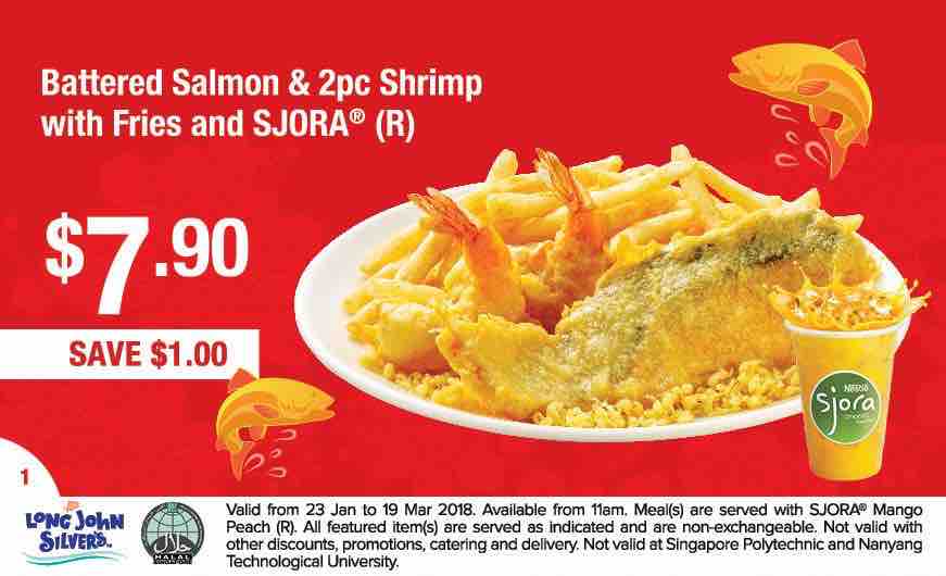 Long John Silver Singapore Flash Coupons to Redeem Promotion 23 Jan - 19 Mar 2018 | Why Not Deals 2