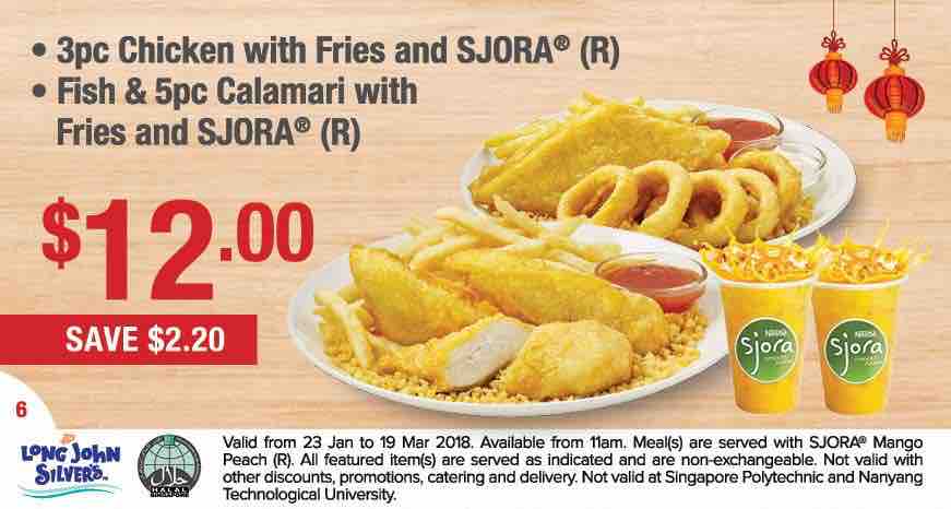 Long John Silver Singapore Flash Coupons to Redeem Promotion 23 Jan - 19 Mar 2018 | Why Not Deals 4