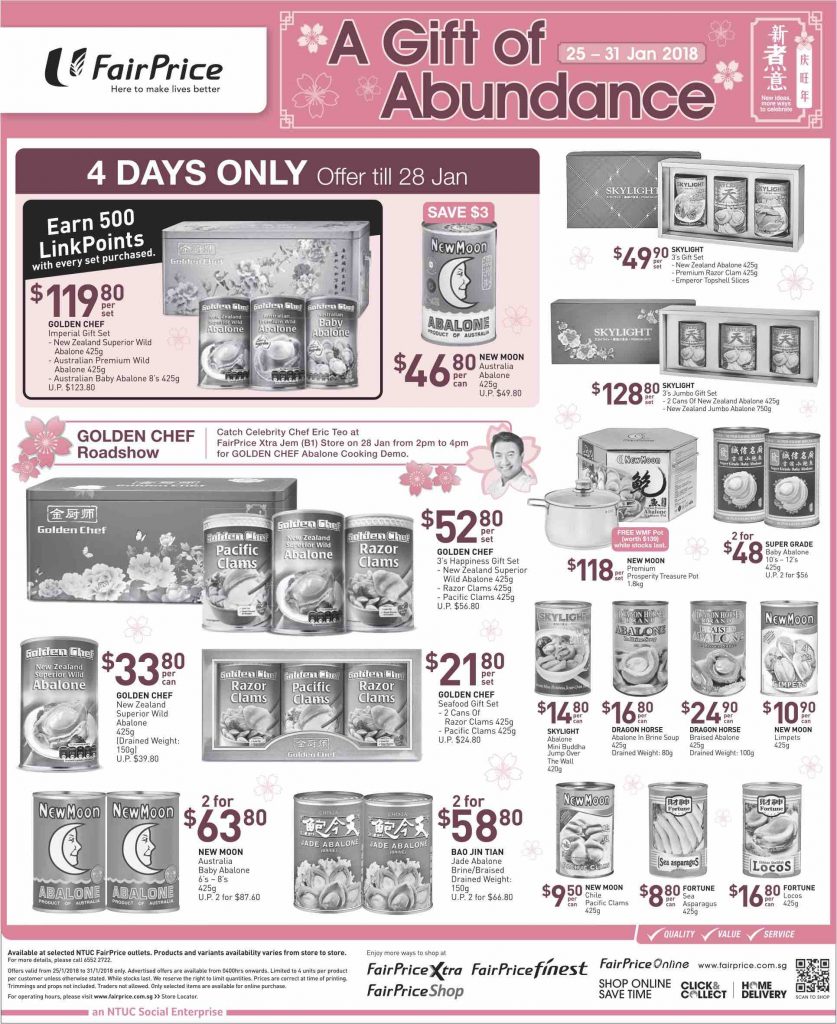 NTUC FairPrice Singapore Your Weekly Saver Promotion 25-31 Jan 2018 | Why Not Deals 3