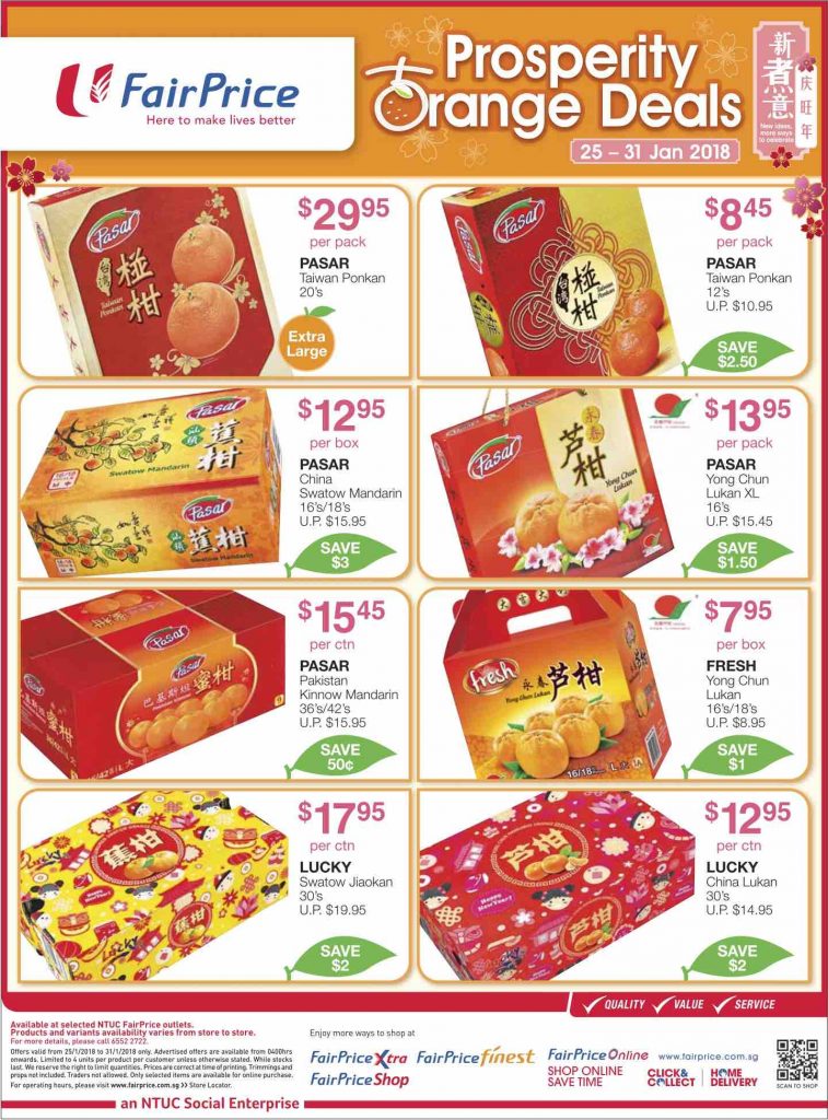 NTUC FairPrice Singapore Your Weekly Saver Promotion 25-31 Jan 2018 | Why Not Deals 5