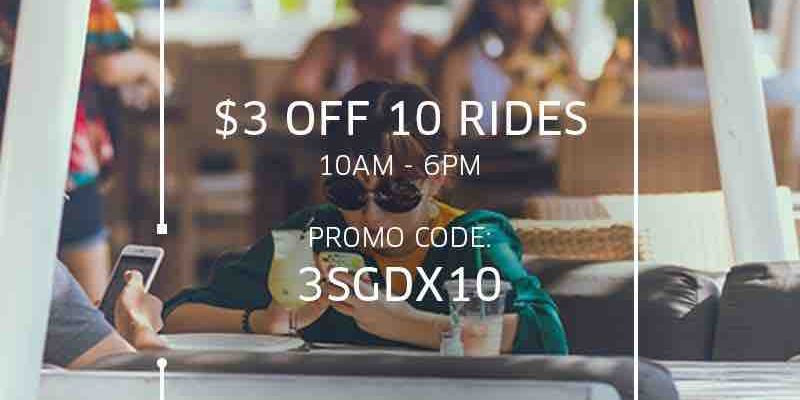 Uber Singapore $3 Off 10 Rides with 3SGDX10 Promo Code ends 12 Jan 2018